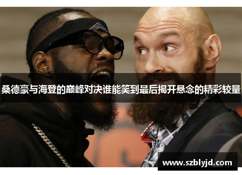 桑德豪与海登的巅峰对决谁能笑到最后揭开悬念的精彩较量